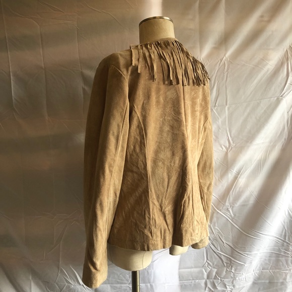 Vintage Suede Fringe Jacket - Picture 4 of 5
